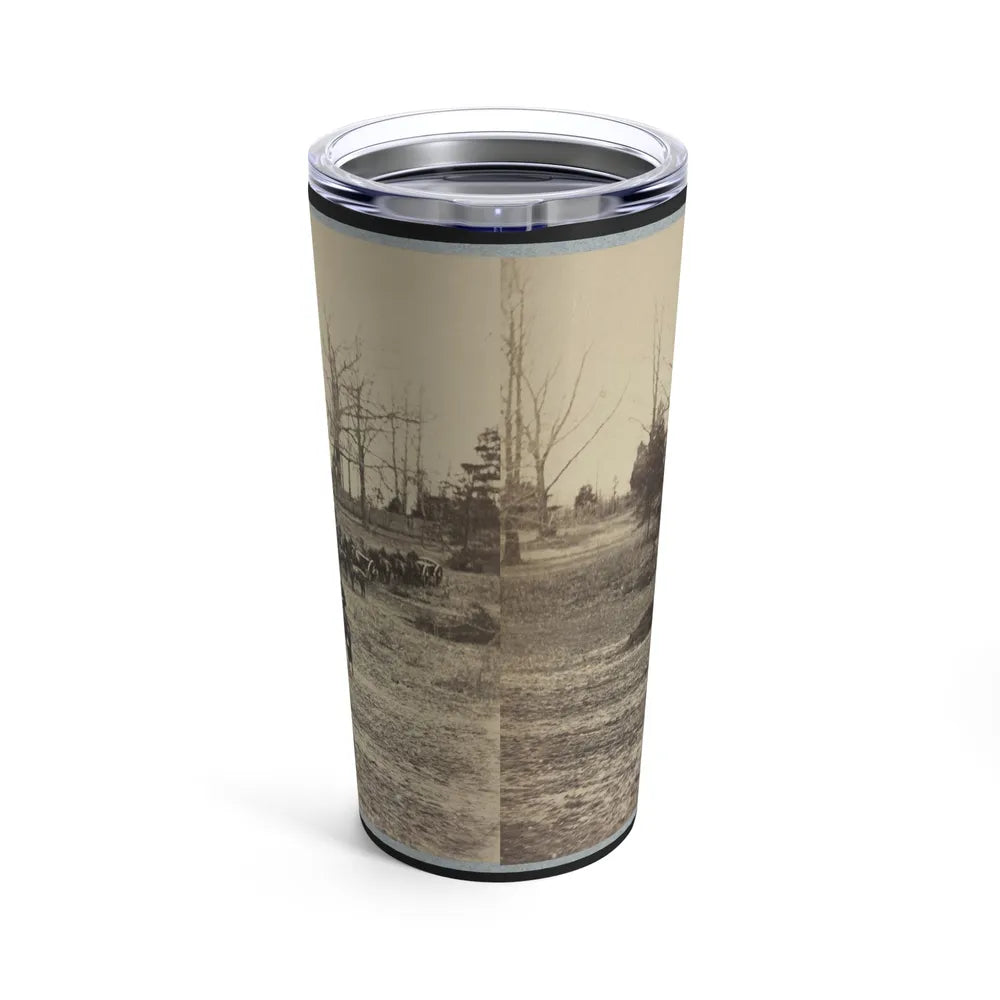 Union Artillery Unit Posed With Cannons And Horses (U.S. Civil War) Tumbler 20oz-Go Mug Yourself