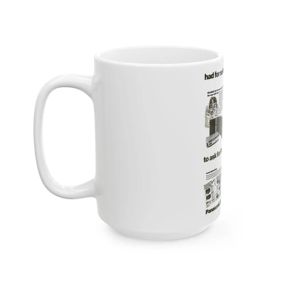 Panasonic 1974 (Music Poster) White Coffee Mug-Go Mug Yourself