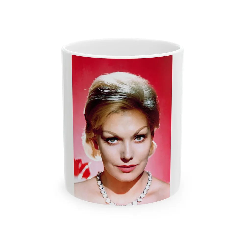 Kim Novak #336 (Vintage Female Icon) White Coffee Mug-11oz-Go Mug Yourself