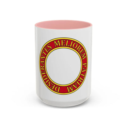 Order of Canada Circlet - Accent Coffee Mug-15oz-Pink-Go Mug Yourself