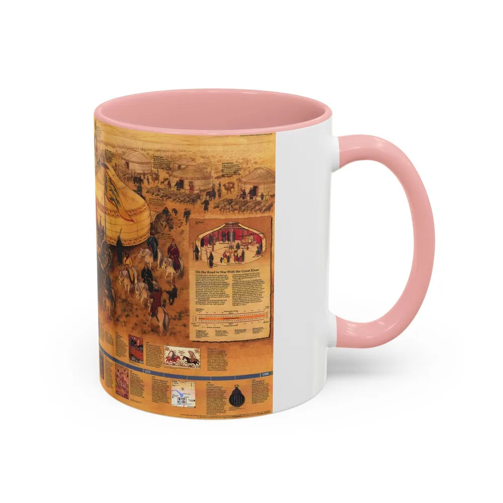 Mongols, The (1996) (Map) Accent Coffee Mug-Go Mug Yourself