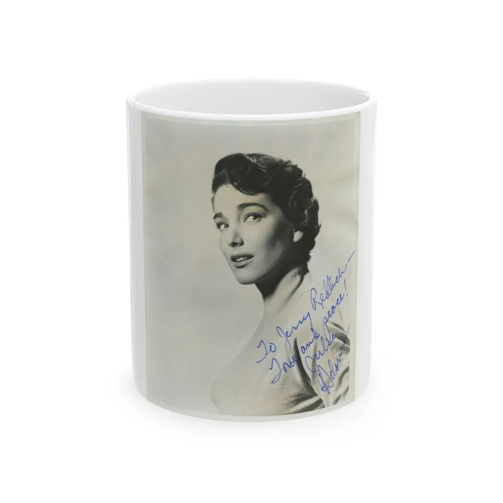 Julia Adams #47 (Vintage Female Icon) White Coffee Mug-11oz-Go Mug Yourself