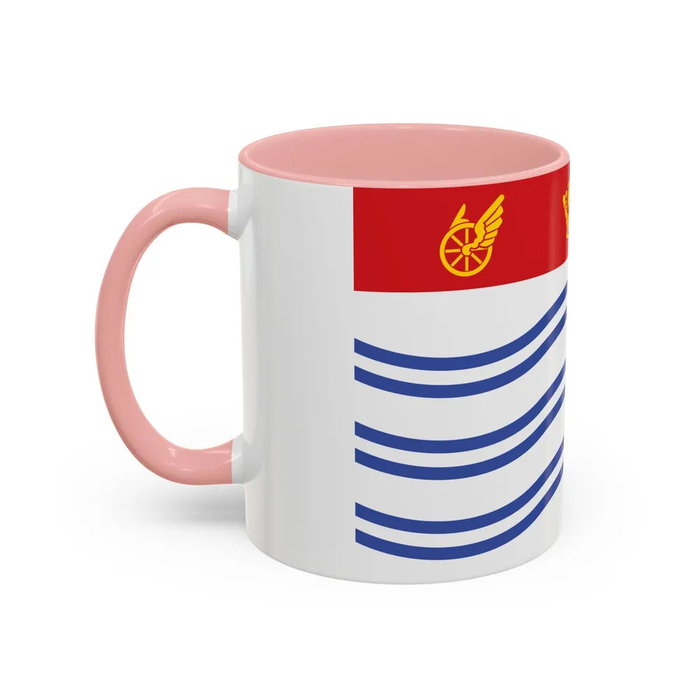 Flag of Barrie Canada - Accent Coffee Mug-Go Mug Yourself