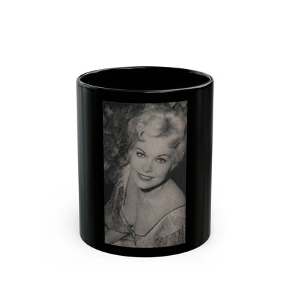 Kim Novak #184 - Scanned Mag. 66 Photos (Vintage Female Icon) Black Coffee Mug-11oz-Go Mug Yourself