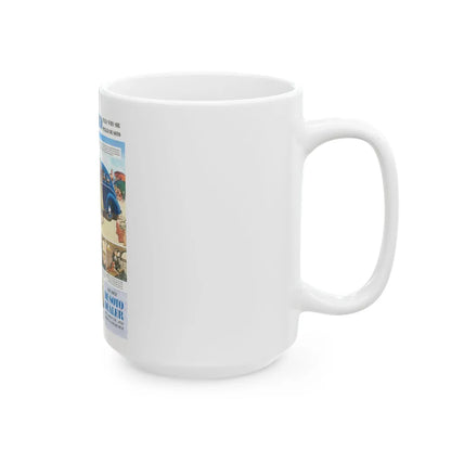 Carole Lombard, advertisement - White Coffee Mug-Go Mug Yourself