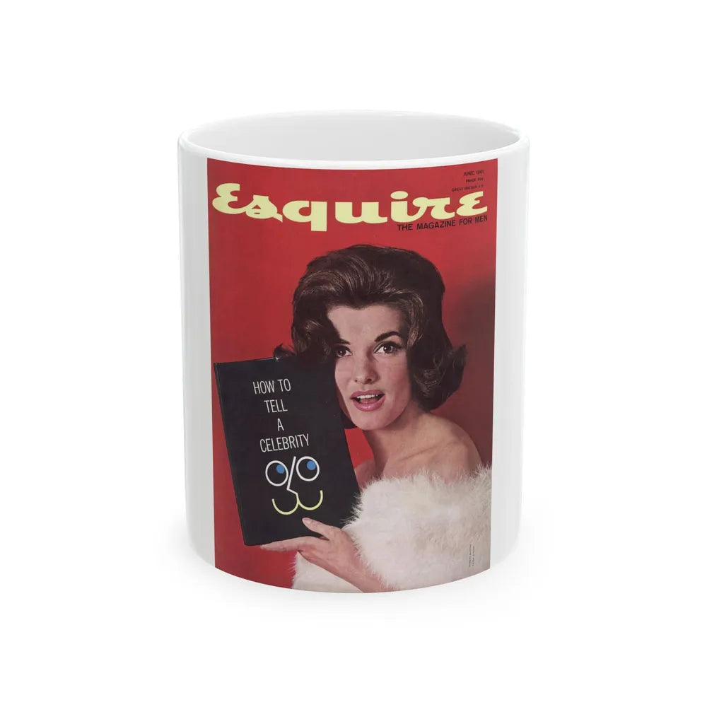 Nancy Kovack #94 - Esquire June 1961 (Vintage Female Icon) White Coffee Mug-11oz-Go Mug Yourself