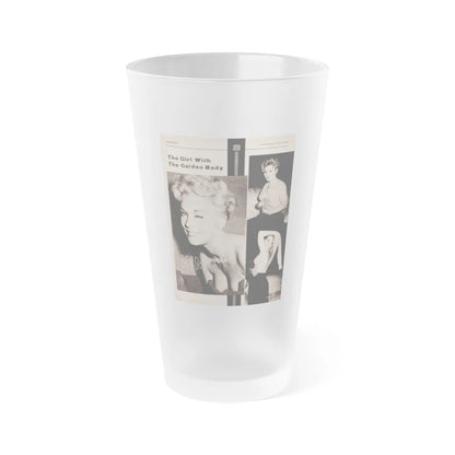 Kim Novak #343 (Vintage Female Icon) Frosted Pint 16oz-16oz-Frosted-Go Mug Yourself