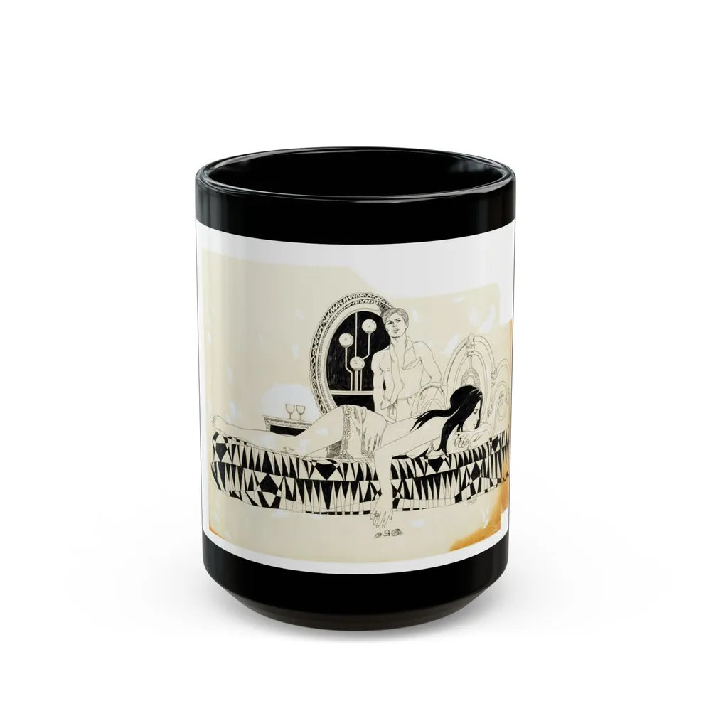 Cosmopolitan Illustration (2) - Black Coffee Mug-15oz-Go Mug Yourself