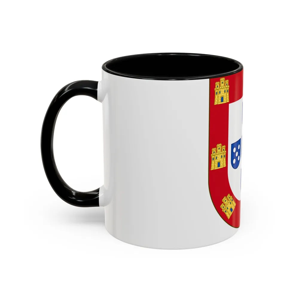 Royal Arms of Portugal - Accent Coffee Mug-Go Mug Yourself