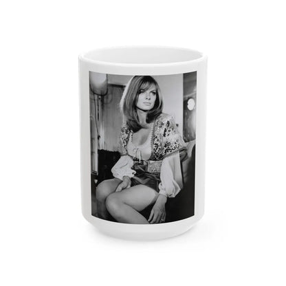 Julie Ege #251 (Vintage Female Icon) White Coffee Mug-15oz-Go Mug Yourself