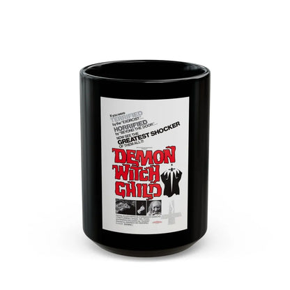 DEMON WITCH CHILD (THE POSSESSED) 1975 Movie Poster - Black Coffee Mug-15oz-Go Mug Yourself