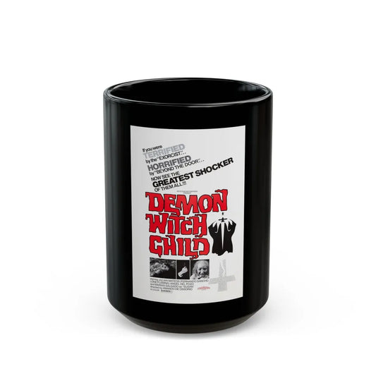 DEMON WITCH CHILD (THE POSSESSED) 1975 Movie Poster - Black Coffee Mug-15oz-Go Mug Yourself