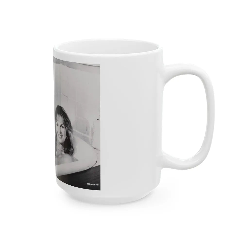 Julie Ege #206 (Vintage Female Icon) White Coffee Mug-Go Mug Yourself