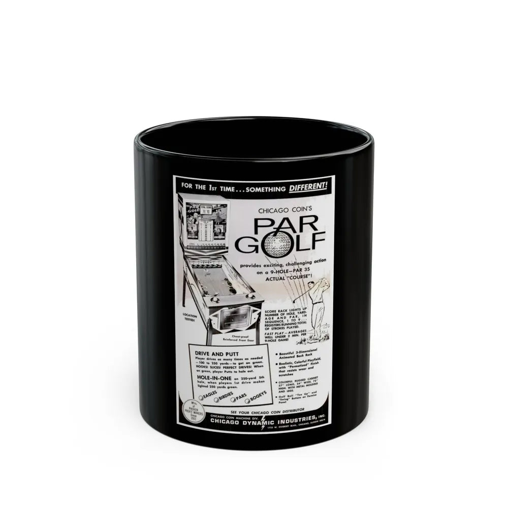 Flipper VI (Music Poster) Black Coffee Mug-11oz-Go Mug Yourself