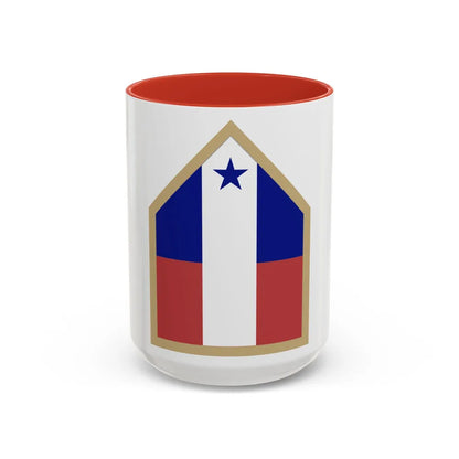 Northwest Service Command (U.S. Army) Accent Coffee Mug-15oz-Red-Go Mug Yourself