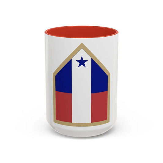 Northwest Service Command (U.S. Army) Accent Coffee Mug-15oz-Red-Go Mug Yourself