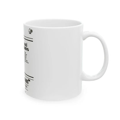 Suzi Quatro 1973 (Music Poster) White Coffee Mug-Go Mug Yourself