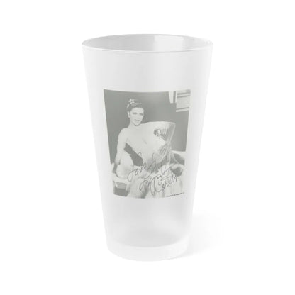 Lynda Carter #266 (Vintage Female Icon) Frosted Pint 16oz-16oz-Frosted-Go Mug Yourself