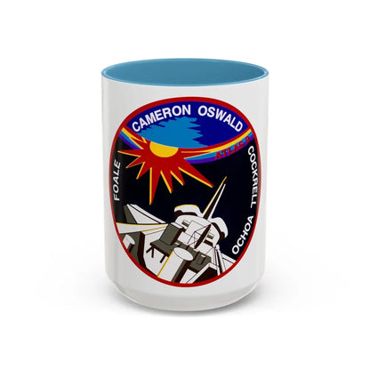 STS 56 (NASA) Accent Coffee Mug-15oz-Light Blue-Go Mug Yourself