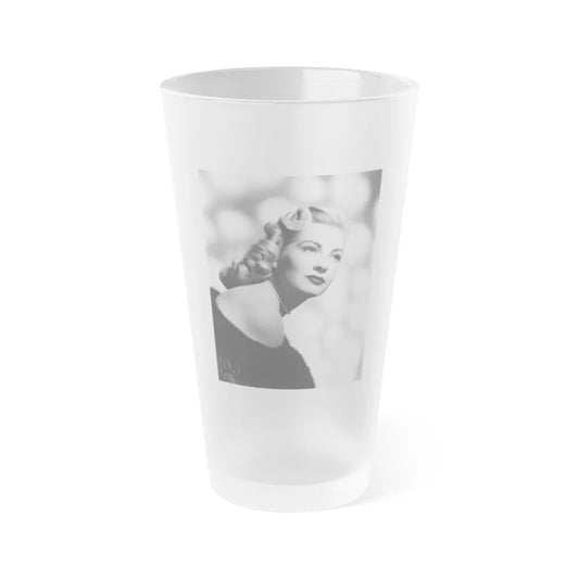 Lori Nelson #104 1 (Vintage Female Icon) Frosted Pint 16oz-16oz-Frosted-Go Mug Yourself