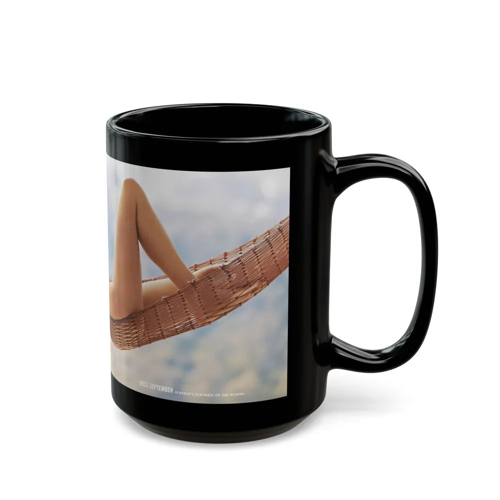 Victoria Vetri #01 - Nude ''Playboy Centerfold Gate''1 (Vintage Female Icon) Black Coffee Mug-Go Mug Yourself