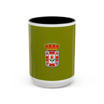 Flag of Granada Spain - Accent Coffee Mug-15oz-Black-Go Mug Yourself