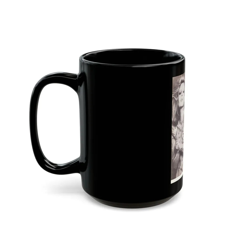 Pamela Tiffin #24 - Mag. Page (Vintage Female Icon) Black Coffee Mug-Go Mug Yourself