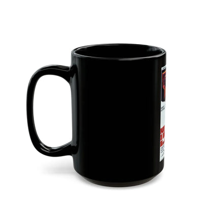 DEATH CARRIES A CANE 1973 Movie Poster - Black Coffee Mug-Go Mug Yourself