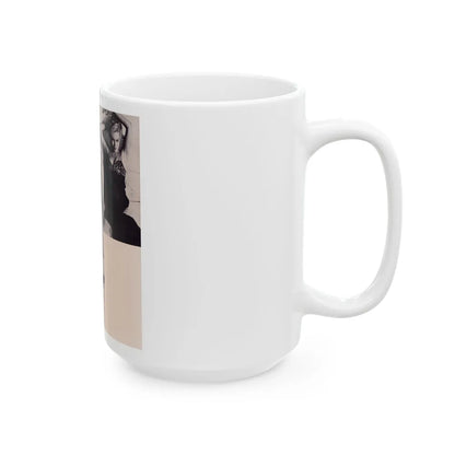 Julie Newmar #264 (Vintage Female Icon) White Coffee Mug-Go Mug Yourself