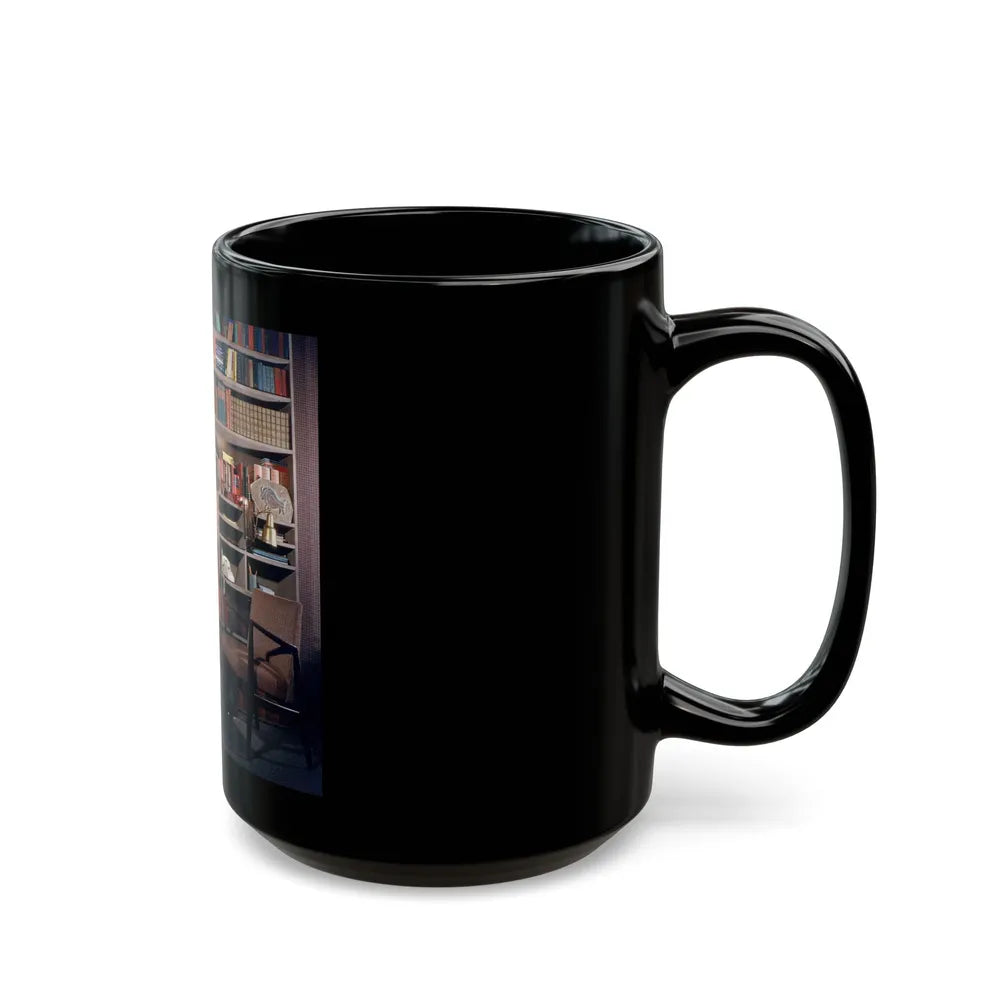 Julie Newmar #667 (Vintage Female Icon) Black Coffee Mug-Go Mug Yourself