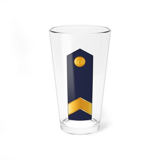 5.LVAF SSC (Latvia) (Military Rank) Pint Glass 16oz 16oz - Go Mug Yourself