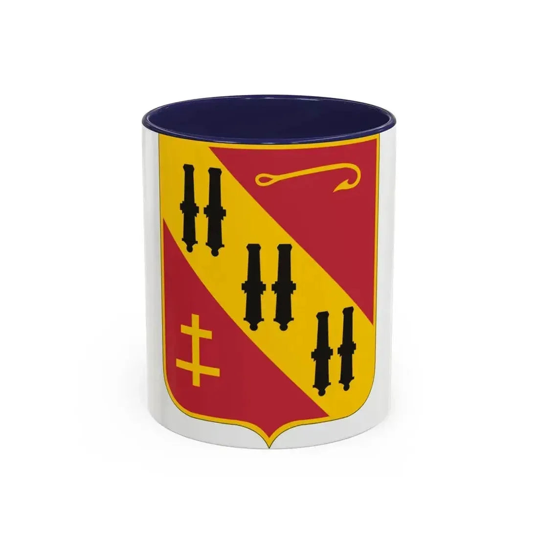 5th Air Defense Artillery (U.S. Army) Accent Coffee Mug 11oz Navy - Go Mug Yourself