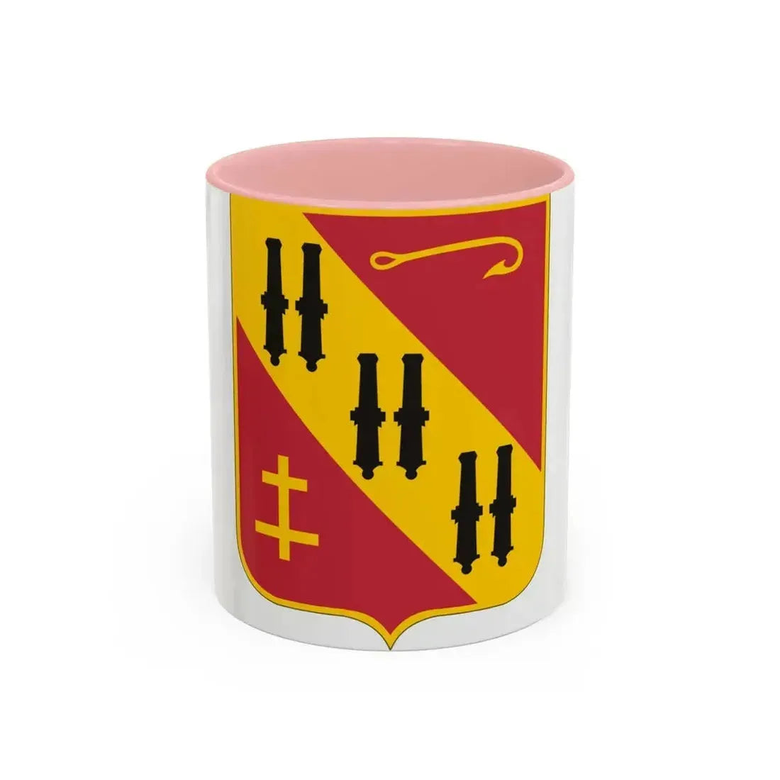 5th Air Defense Artillery (U.S. Army) Accent Coffee Mug 11oz Pink - Go Mug Yourself