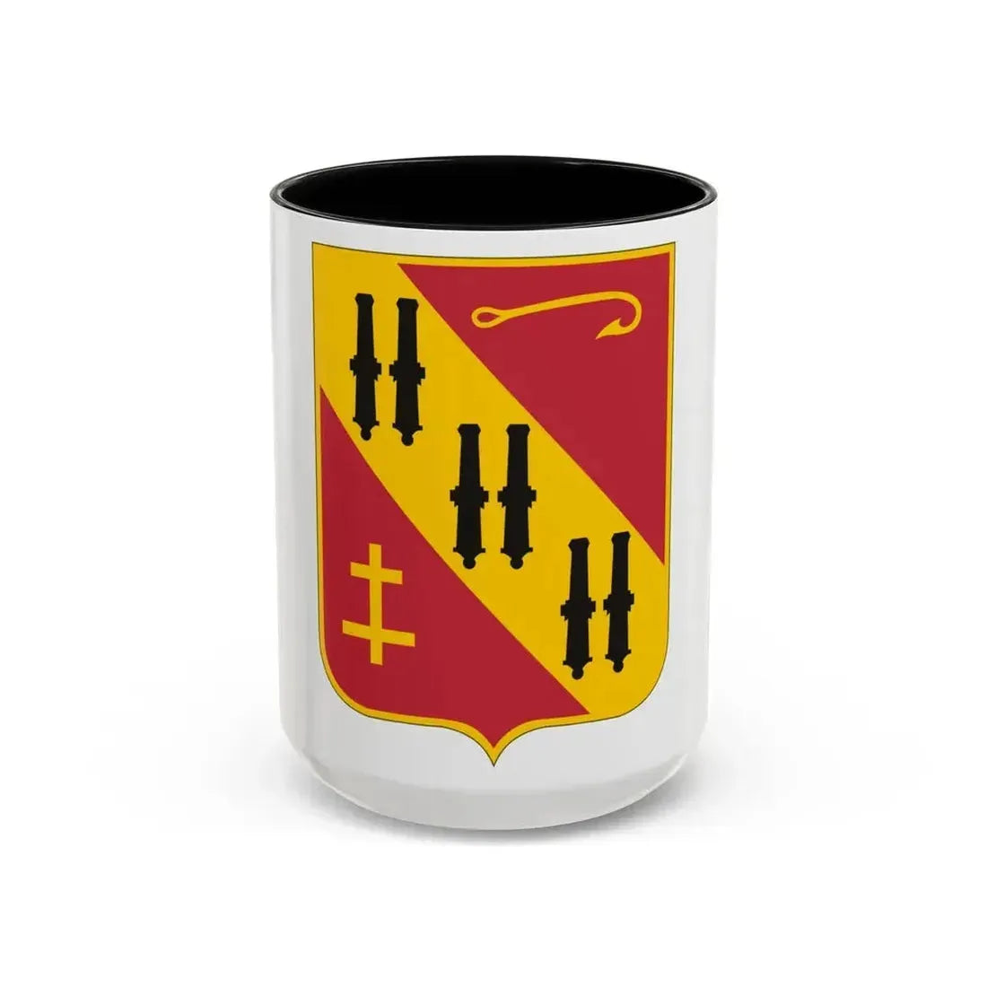 5th Air Defense Artillery (U.S. Army) Accent Coffee Mug 15oz Black - Go Mug Yourself