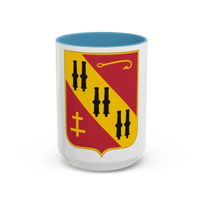 5th Air Defense Artillery (U.S. Army) Accent Coffee Mug 15oz Light Blue - Go Mug Yourself