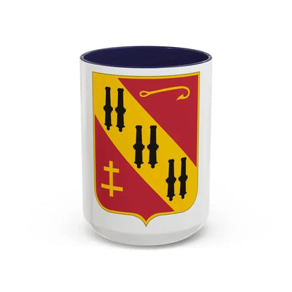 5th Air Defense Artillery (U.S. Army) Accent Coffee Mug 15oz Navy - Go Mug Yourself