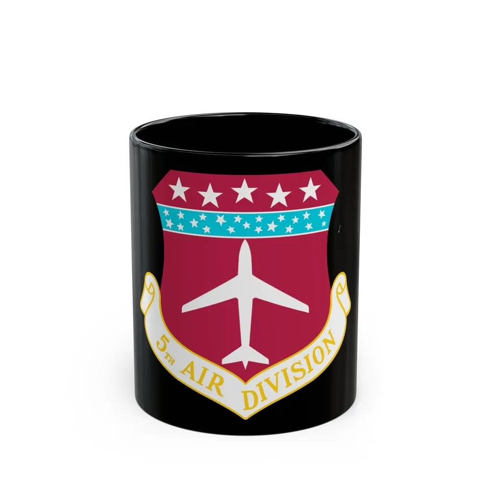 5th Air Division (U.S. Air Force) Black Coffee Mug-11oz-Go Mug Yourself