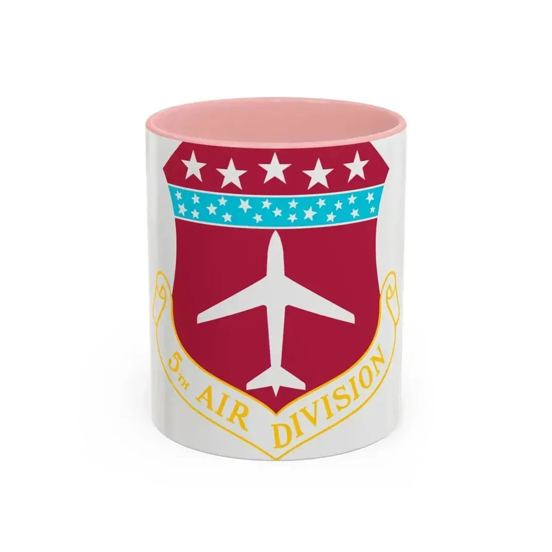 5th Air Division (U.S. Air Force) Accent Coffee Mug 11oz Pink - Go Mug Yourself