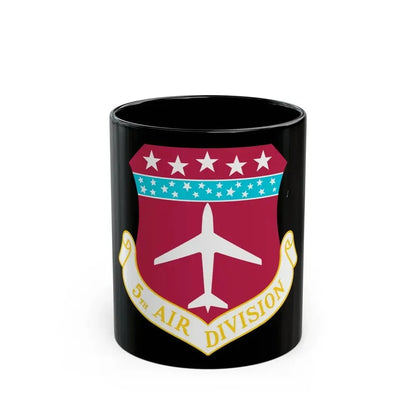 5th Air Division (U.S. Air Force) Black Coffee Mug 11oz - Go Mug Yourself