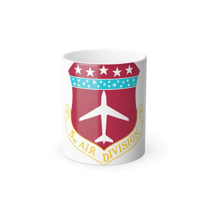 5th Air Division (U.S. Air Force) Color Changing Coffee Mug 11oz - Go Mug Yourself