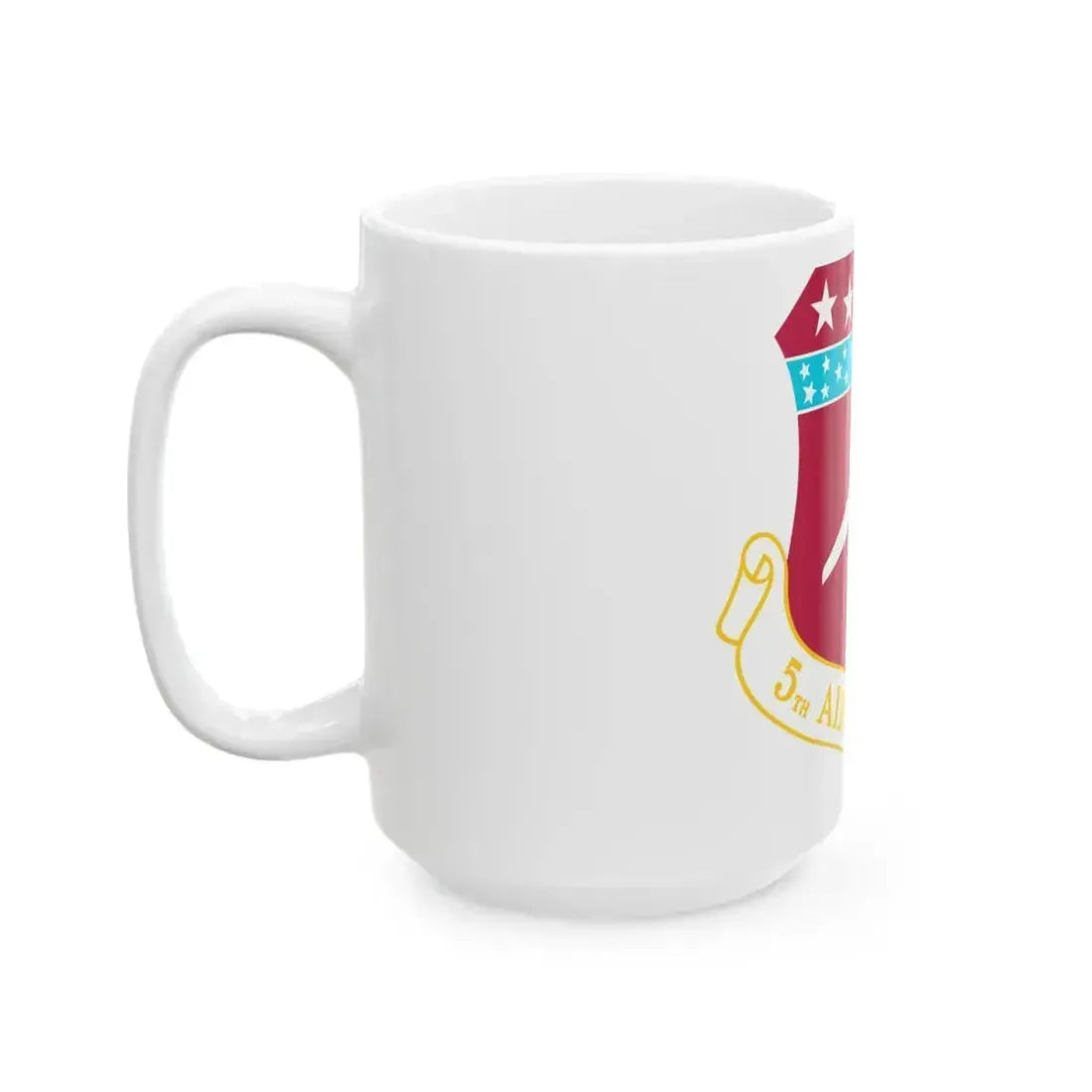 5th Air Division (U.S. Air Force) White Coffee Mug - Go Mug Yourself