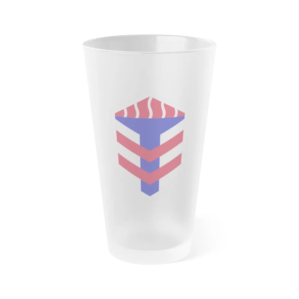 5th Armored Brigade (U.S. Army) Frosted Pint Glass 16oz-Go Mug Yourself