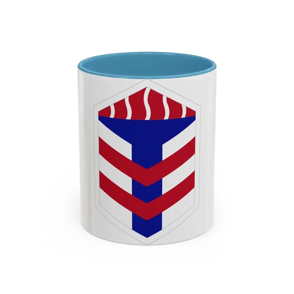 5th Armored Brigade (U.S. Army) Accent Coffee Mug 11oz Light Blue - Go Mug Yourself