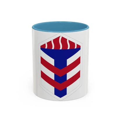 5th Armored Brigade (U.S. Army) Accent Coffee Mug 11oz Light Blue - Go Mug Yourself