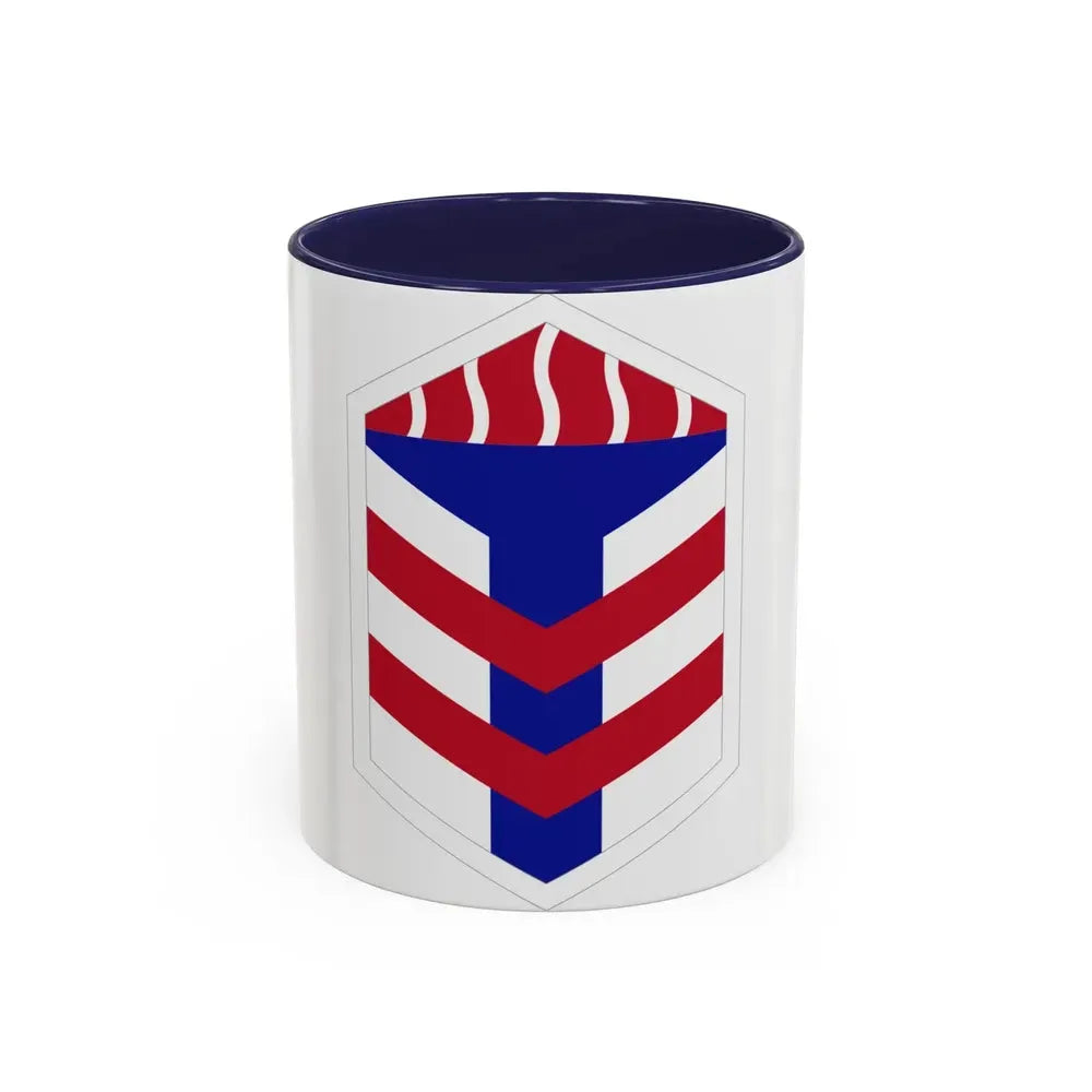 5th Armored Brigade (U.S. Army) Accent Coffee Mug 11oz Navy - Go Mug Yourself