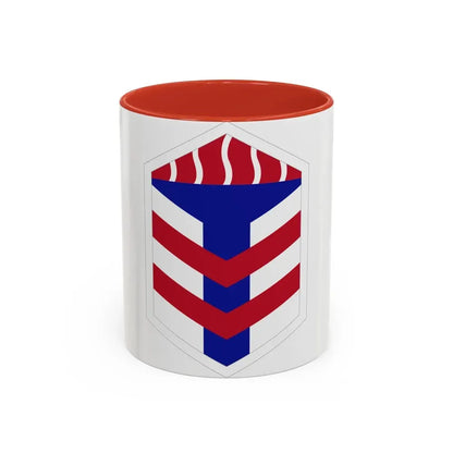 5th Armored Brigade (U.S. Army) Accent Coffee Mug 11oz Red - Go Mug Yourself