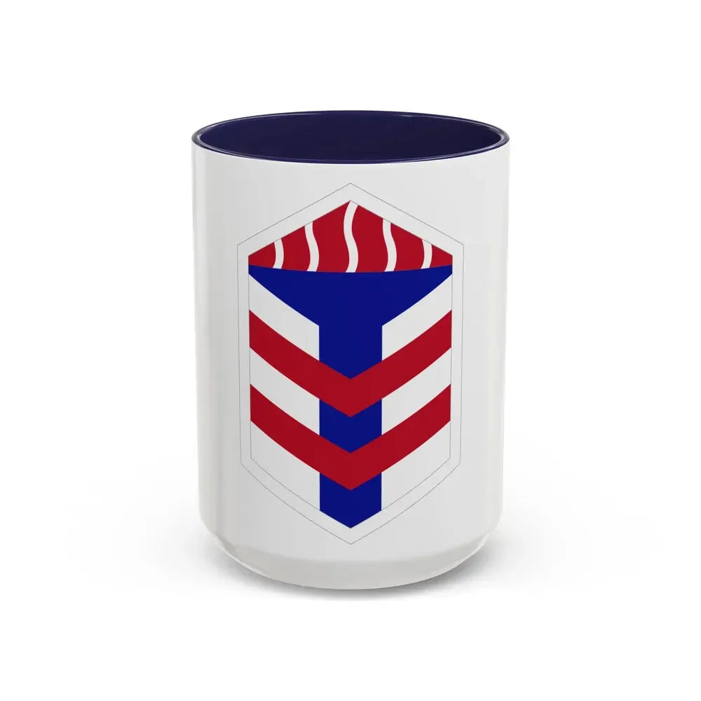 5th Armored Brigade (U.S. Army) Accent Coffee Mug 15oz Navy - Go Mug Yourself