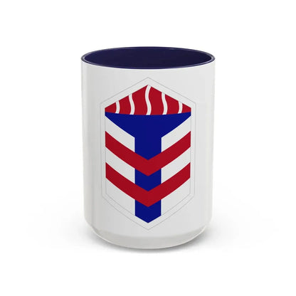 5th Armored Brigade (U.S. Army) Accent Coffee Mug 15oz Navy - Go Mug Yourself