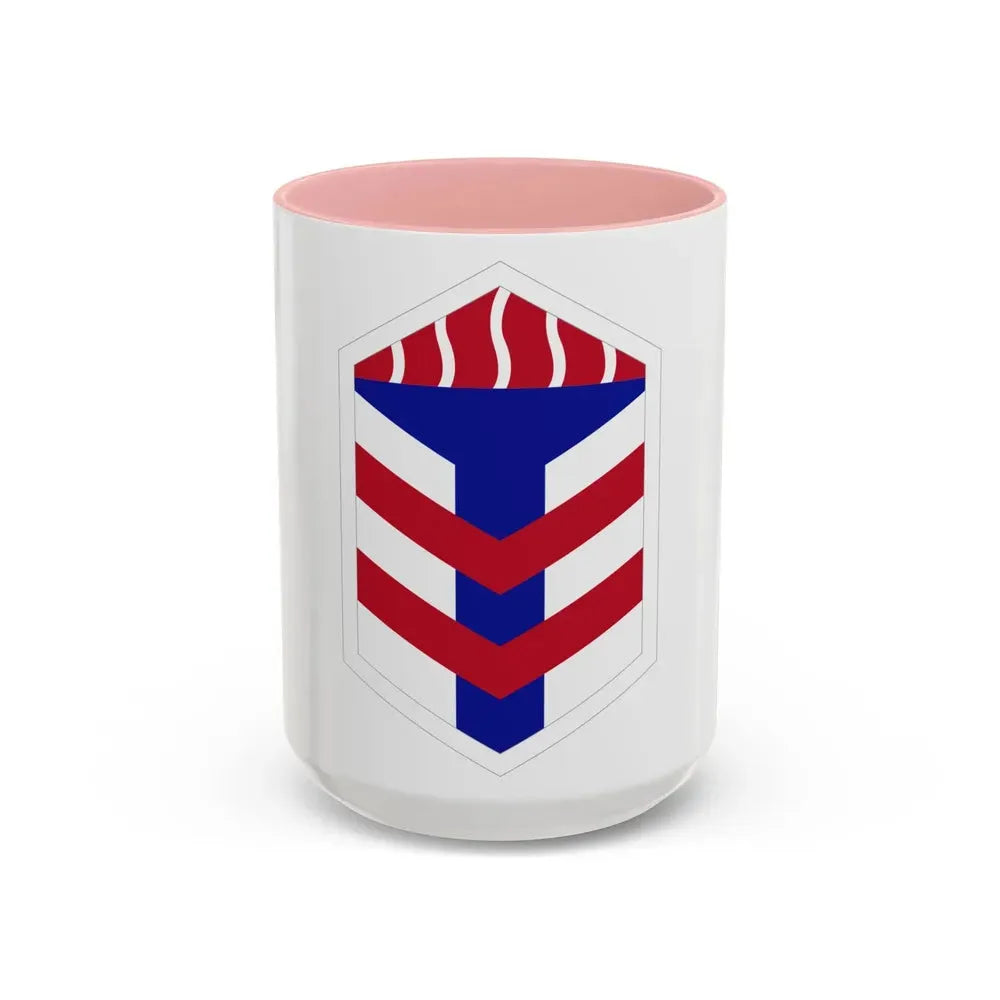 5th Armored Brigade (U.S. Army) Accent Coffee Mug 15oz Pink - Go Mug Yourself