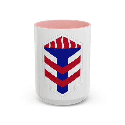 5th Armored Brigade (U.S. Army) Accent Coffee Mug 15oz Pink - Go Mug Yourself